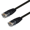 Picture of Category 6 Flat Patch Cable, RJ45 / RJ45, Black, 10.0 ft