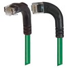 Picture of Category 6 Right Angle Patch Cable, RA Left Exit/Right Angle Down- Green 5.0 ft