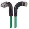 Picture of Category 6 Right Angle Patch Cable, RA Right Exit/Right Angle Up- Green 1.0 ft