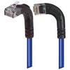 Picture of Category 6 Right Angle Patch Cable, RA Left Exit/Right Angle Up- Blue 10.0 ft