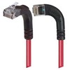 Picture of Category 6 Right Angle Patch Cable, RA Left Exit/Right Angle Up- Red 15.0 ft