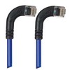 Picture of Category 6 Right Angle Patch Cable, RA Right Exit/RA Right Exit- Blue 10.0 ft