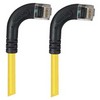 Picture of Category 6 Right Angle Patch Cable, RA Right Exit/RA Right Exit- Yellow 15.0 ft