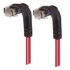 Picture of Category 6 Right Angle RJ45 Ethernet Patch Cords - RA (Down) to RA (Down) - Red, 20.0Ft