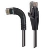 Picture of Category 6 Right Angle RJ45 Ethernet Patch Cords - Straight to RA (Left) - Black, 1.0Ft