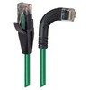 Picture of Category 6 Right Angle RJ45 Ethernet Patch Cords - Straight to RA (Right) - Green, 10.0Ft