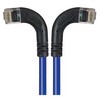 Picture of Category 6 Right Angle RJ45 Ethernet Patch Cords - RA (Left) to RA (Right) - Blue, 5.0Ft