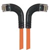 Picture of Category 6 Right Angle RJ45 Ethernet Patch Cords - RA (Left) to RA (Right) - Orange, 10.0Ft