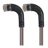Picture of Category 6 Right Angle RJ45 Ethernet Patch Cords - RA (Left) to RA (Left) - Gray, 10.0Ft