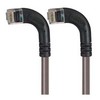 Picture of Category 6 Right Angle RJ45 Ethernet Patch Cords - RA (Left) to RA (Left) - Gray, 3.0Ft