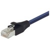 Picture of Shielded Cat 6 Cable, RJ45 / RJ45 PVC Jacket, Blue 3.0 ft