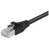 Picture of Shielded Cat 6 Cable, RJ45 / RJ45 PVC Jacket, Black 50.0 ft