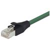 Picture of Shielded Cat 6 Cable, RJ45 / RJ45 PVC Jacket, Green 100.0 ft