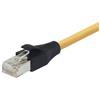 Picture of Shielded Cat 6 Cable, RJ45 / RJ45 PVC Jacket, Yellow 50.0 ft