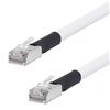 Picture of Shielded Cat 6 Cable, RJ45 / RJ45 Plenum Jacket, White 100.0 ft