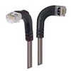 Picture of Shielded Category 6 Right Angle Patch Cable, Right Angle Right/Right Angle Down, Gray, 1.0 ft