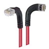 Picture of Shielded Category 6 Right Angle Patch Cable, Right Angle Right/Right Angle Down, Red, 15.0 ft