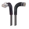 Picture of Shielded Category 6 Right Angle Patch Cable, Right Angle Right/Right Angle Up, Black, 15.0 ft