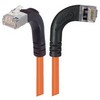 Picture of Shielded Category 6 Right Angle Patch Cable, Right Angle Right/Right Angle Up, Orange, 10.0 ft