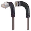 Picture of Shielded Category 6 Right Angle Patch Cable, Right Angle Left/Right Angle Up, Gray, 10.0 ft