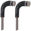 Picture of Shielded Category 6 Right Angle Patch Cable, Right Angle Right/Right Angle Right, Gray, 15.0 ft