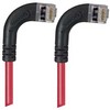 Picture of Shielded Category 6 Right Angle Patch Cable, Right Angle Right/Right Angle Right, Red, 10.0 ft