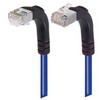Picture of Shielded Category 6 Right Angle Patch Cable, Right Angle Down/Right Angle Up, Blue, 20.0 ft