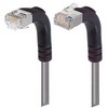 Picture of Shielded Category 6 Right Angle Patch Cable, Right Angle Down/Right Angle Up, Gray, 15.0 ft