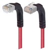 Picture of Shielded Category 6 Right Angle Patch Cable, Right Angle Down/Right Angle Up, Red, 10.0 ft