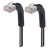 Picture of Shielded Category 6 Right Angle Patch Cable, Right Angle Up/Right Angle Up, Black, 3.0 ft