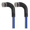 Picture of Shielded Category 6 Right Angle Patch Cable, Right Angle Left/Right Angle Left, Blue, 20.0 ft