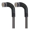 Picture of Shielded Category 6 Right Angle Patch Cable, Right Angle Left/Right Angle Left, Black, 10.0 ft