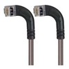 Picture of Shielded Category 6 Right Angle Patch Cable, Right Angle Left/Right Angle Left, Gray, 10.0 ft