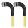 Picture of Shielded Category 6 Right Angle Patch Cable, Right Angle Left/Right Angle Left, Yellow, 10.0 ft