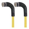 Picture of Shielded Category 6 Right Angle Patch Cable, Right Angle Left/Right Angle Left, Yellow, 15.0 ft