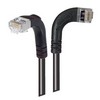 Picture of Category 6 Shielded LSZH Right Angle Patch Cable, Right Angle Right/Right Angle Down, Black, 1.0 ft