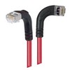 Picture of Category 6 Shielded LSZH Right Angle Patch Cable, Right Angle Right/Right Angle Down, Red, 10.0 ft
