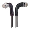 Picture of Category 6 Shielded LSZH Right Angle Patch Cable, Right Angle Right/Right Angle Up, Gray, 30.0 ft