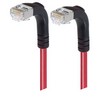 Picture of Category 6 Shielded LSZH Right Angle Patch Cable, Right Angle Down/Right Angle Down, Red, 10.0 ft