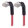 Picture of Category 6 Shielded LSZH Right Angle Patch Cable, Right Angle Up/Right Angle Up, Red, 10.0 ft