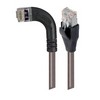 Picture of Category 6 Shielded LSZH Right Angle Patch Cable, Straight/Right Angle Left, Gray, 10.0 ft