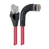 Picture of Category 6 Shielded LSZH Right Angle Patch Cable, Straight/Right Angle Right, Red, 15.0 ft