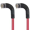 Picture of Category 6 Shielded LSZH Right Angle Patch Cable, Right Angle Left/Right Angle Left, Red, 10.0 ft