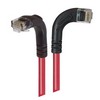 Picture of Category 6 LSZH Right Angle Patch Cable, Right Angle Right/Right Angle Down, Red, 10.0 ft