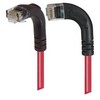 Picture of Category 6 LSZH Right Angle Patch Cable, Right Angle Left/Right Angle Down, Red, 10.0 ft