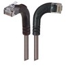 Picture of Category 6 LSZH Right Angle Patch Cable, Right Angle Right/Right Angle Up, Gray, 2.0 ft