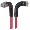 Picture of Category 6 LSZH Right Angle Patch Cable, Right Angle Right/Right Angle Up, Red, 1.0 ft