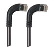 Picture of Category 6 LSZH Right Angle Patch Cable, Right Angle Right/Right Angle Right, Black, 15.0 ft