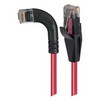 Picture of Category 6 LSZH Right Angle Patch Cable, Straight/Right Angle Left, Red, 15.0 ft