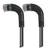 Picture of Category 6 LSZH Right Angle Patch Cable, Right Angle Left/Right Angle Left, Black, 10.0 ft